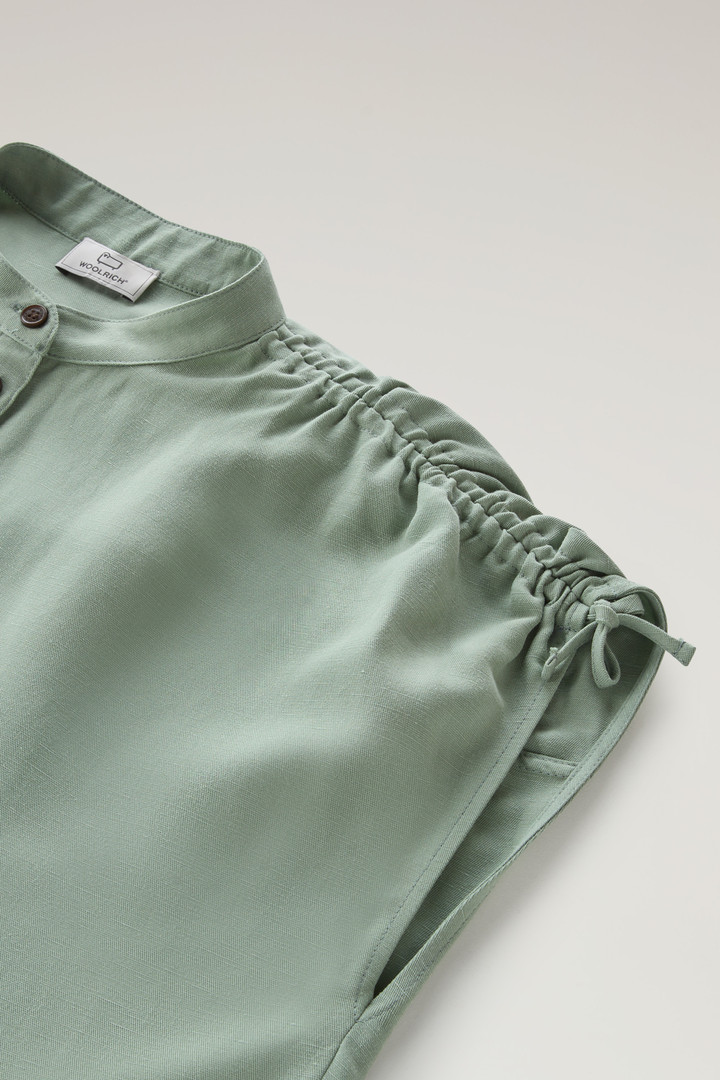 Blusa in misto lino Verde photo 7 | Woolrich