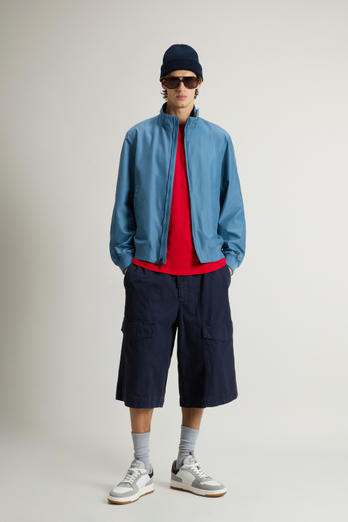 Cruiser Bomber Jacket in Light Ramar Blue | Woolrich