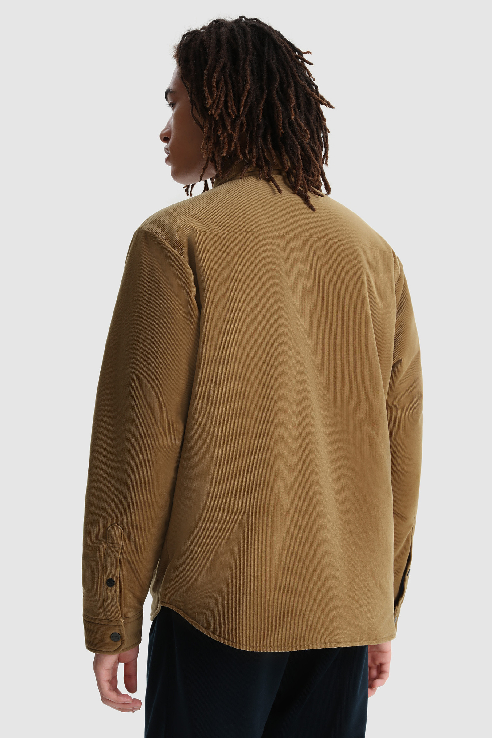 Corduroy insulated GORE-TEX shirt