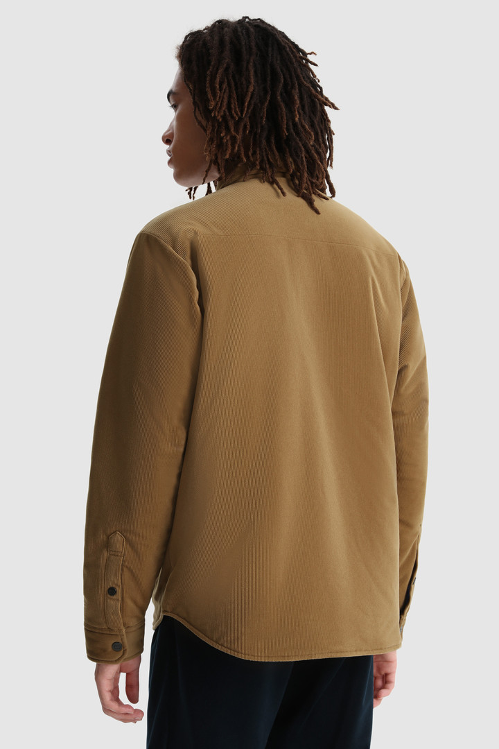 Corduroy insulated GORE-TEX shirt