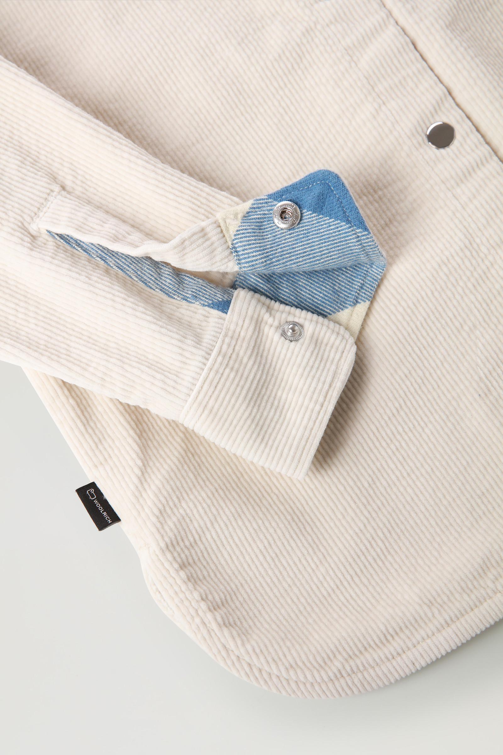 Girls' Corduroy Overshirt White photo 4 | Woolrich