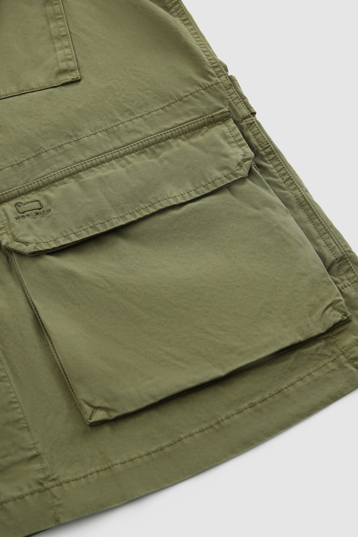Crew Field Jacket in Soft Garment-Dyed Cotton Green photo 7 | Woolrich
