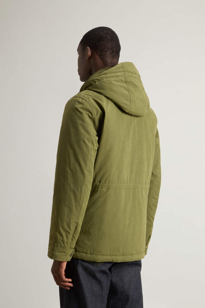 Mountain Cloth Field Jacket with Removable Hood Green photo 3 | Woolrich