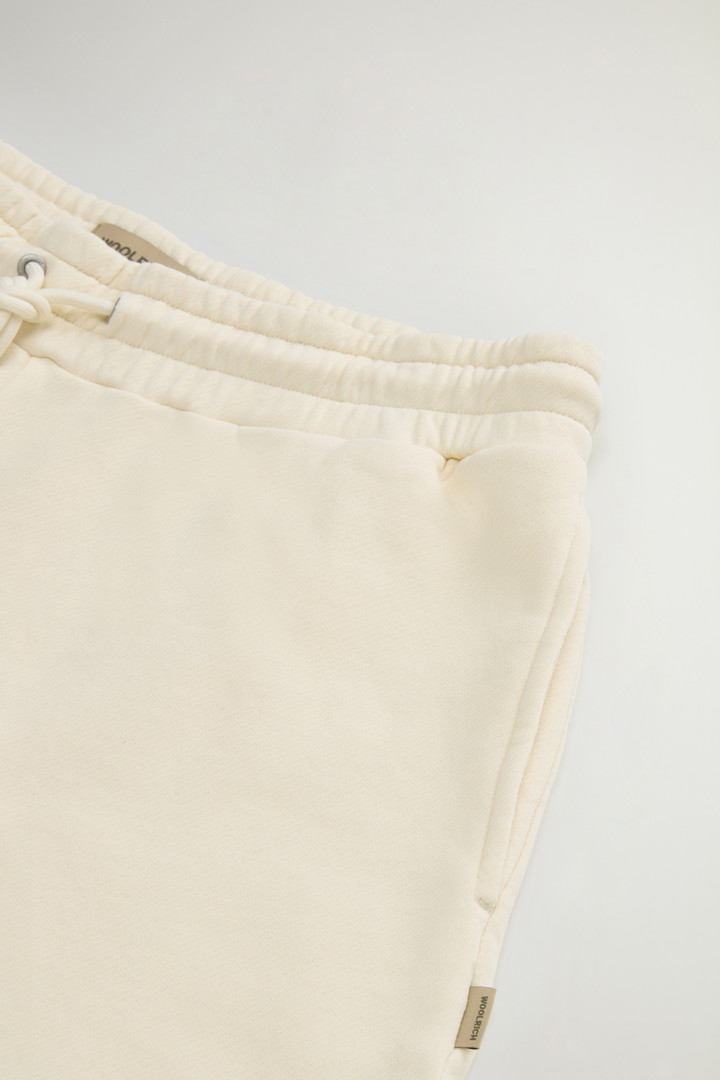 Pure Cotton Fleece Shorts White photo 6 | Woolrich