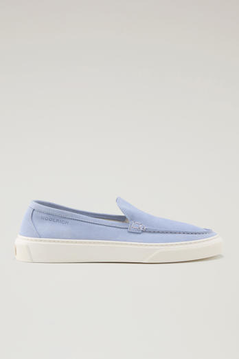 Suede Slip-on Loafers Blue | Woolrich