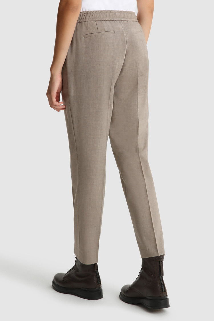 Pantalon stretch en laine mérinos froide
