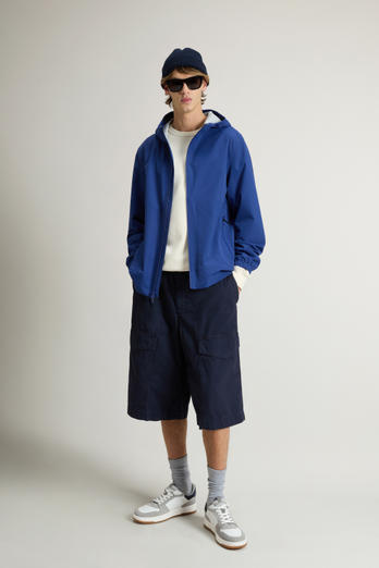 Waterproof Pacific Jacket in Two-Layered Fabric Blue | Woolrich