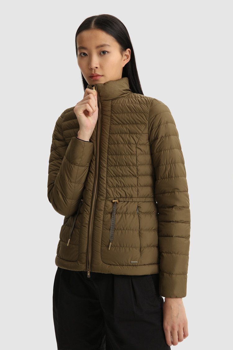Hibiscus quilted jacket