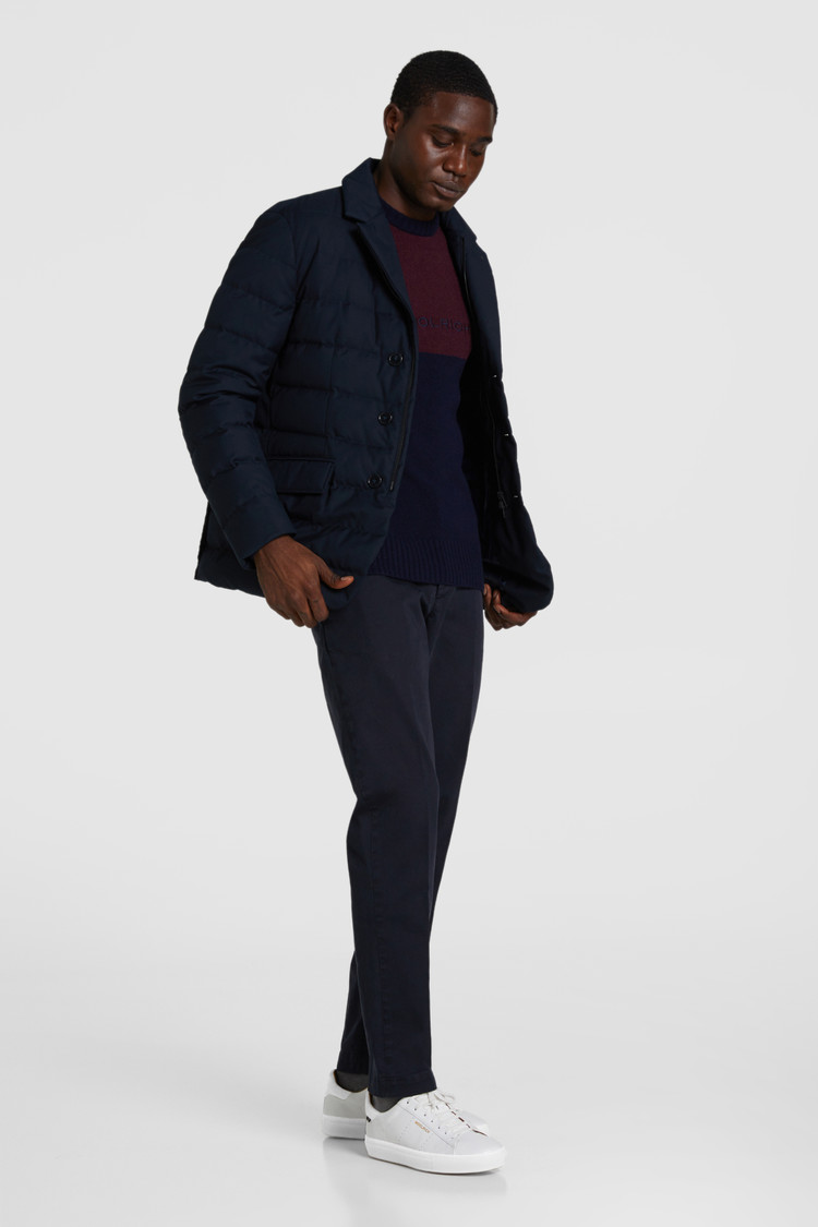 Chino pants in yarn-dyed cotton