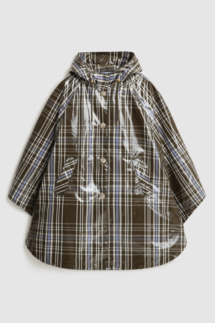 Hawthorn Check hooded cape