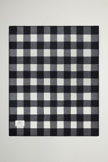 Double-Face Buffalo Check Blanket in Pure Wool Multicolor | Woolrich