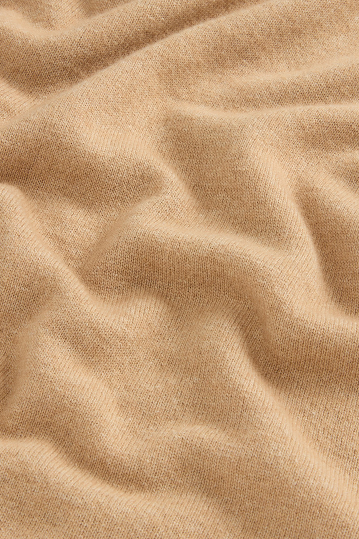 Crewneck Sweater in Virgin Wool and Cashmere Blend Beige photo 6 | Woolrich
