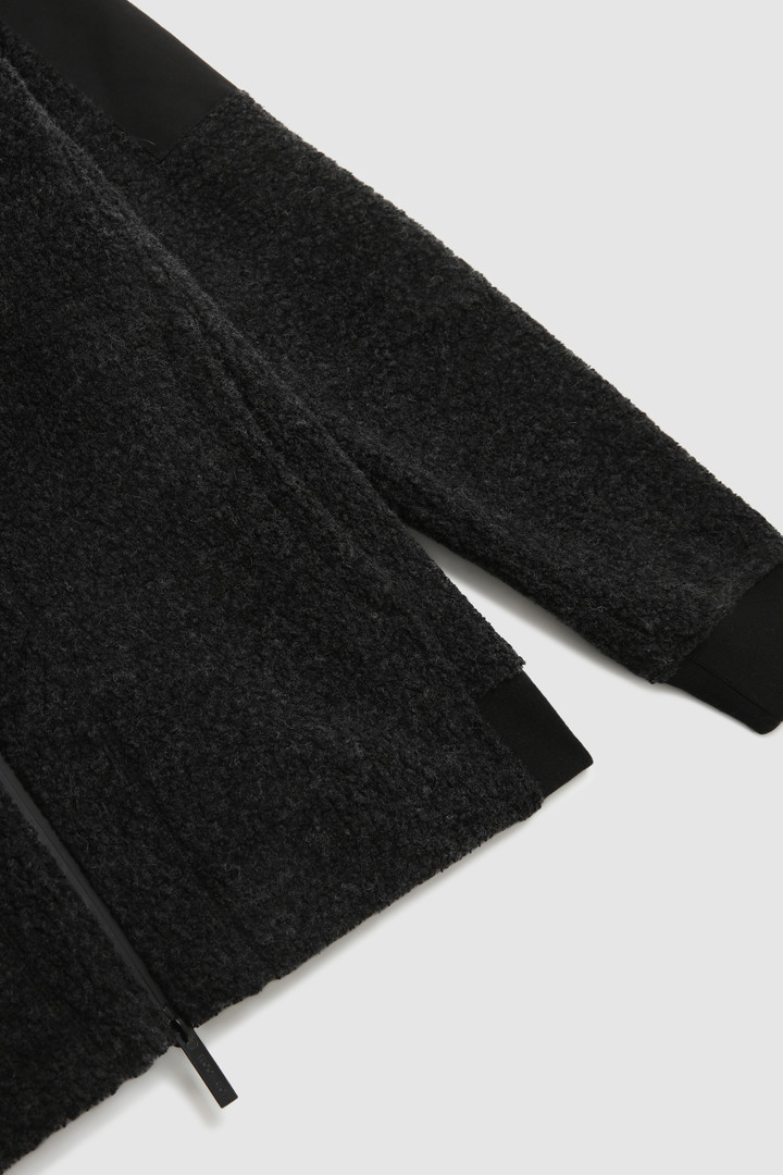 Sherpa full-zip Track Jacket with nylon inserts