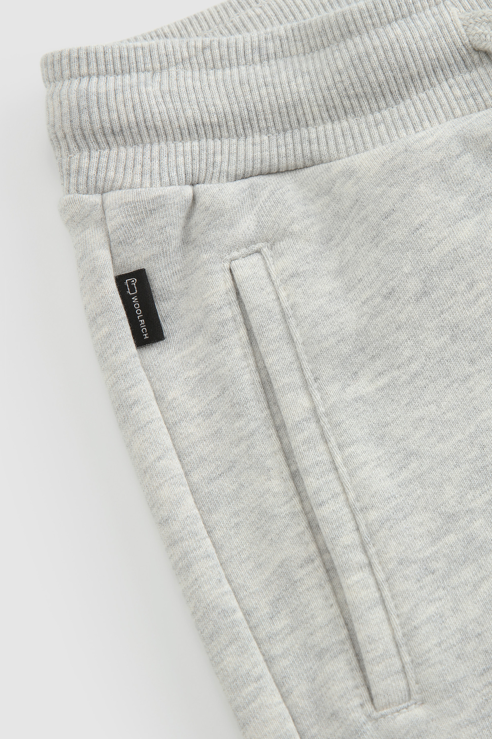 Pantalón deportivo de niña en forro polar de algodón grey photo 5 | Woolrich