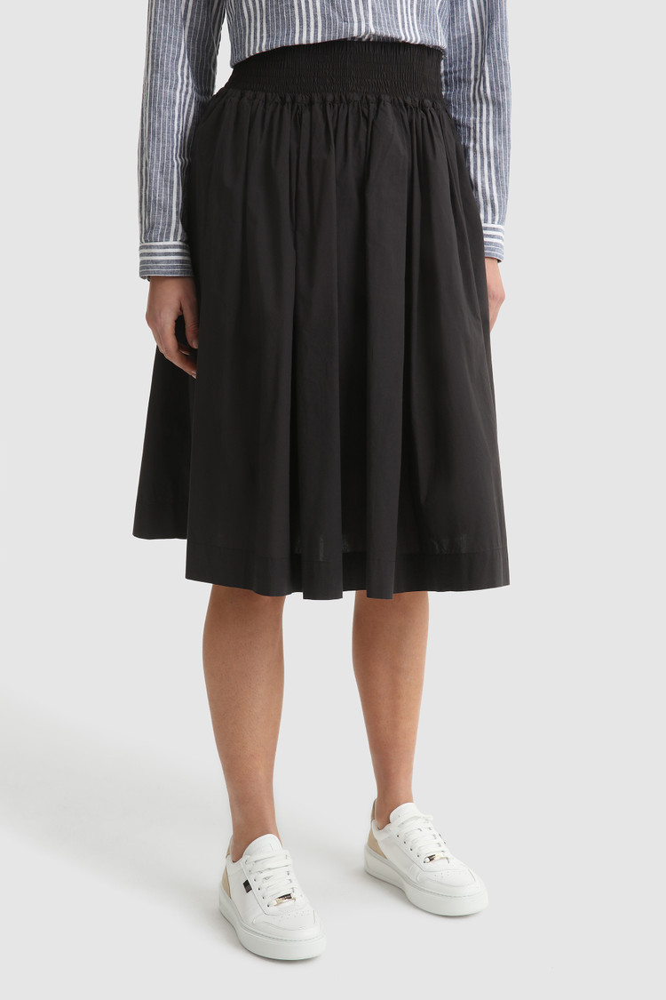 Poplin skirt