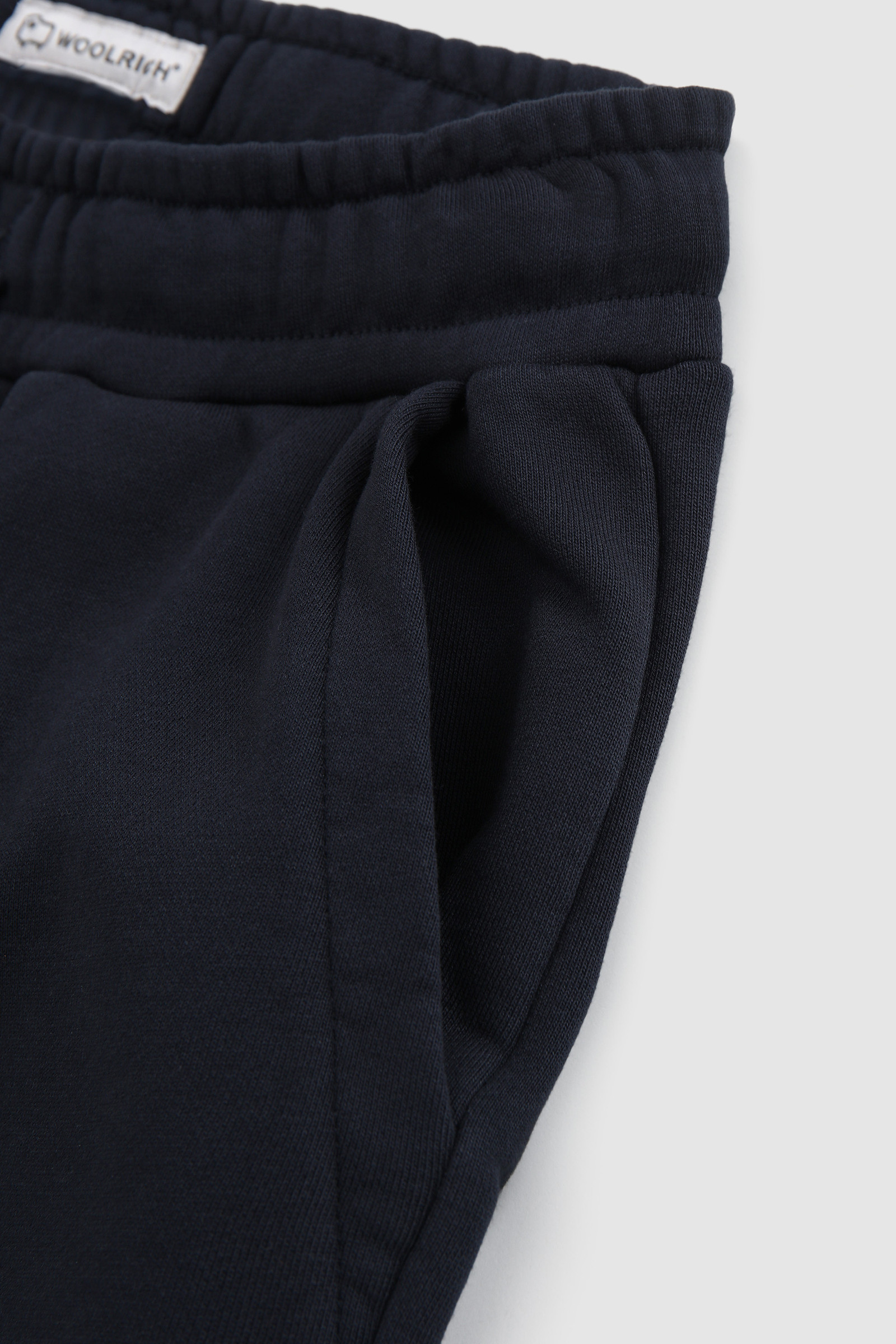 Pantalon de sport en coton molletonné pour garçon bleu photo 4 | Woolrich