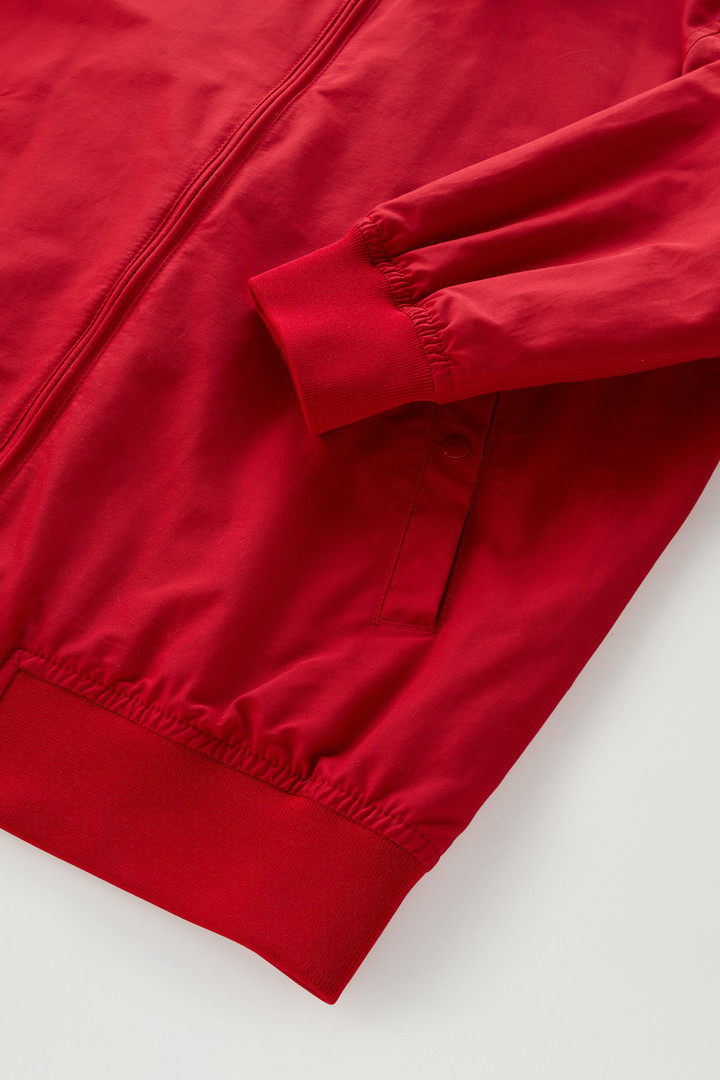 Cruiser Bomber Jacket in Ramar Cloth with Turtleneck Red photo 8 | Woolrich