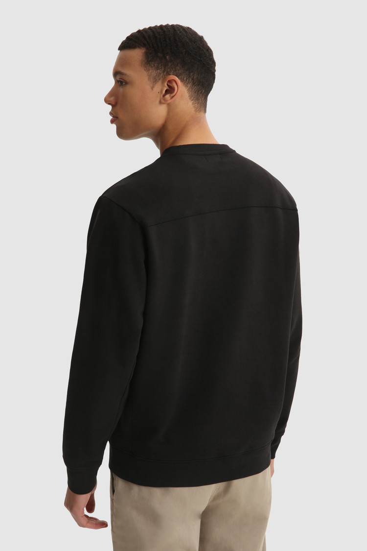 American brushed cotton crewneck sweatshirt