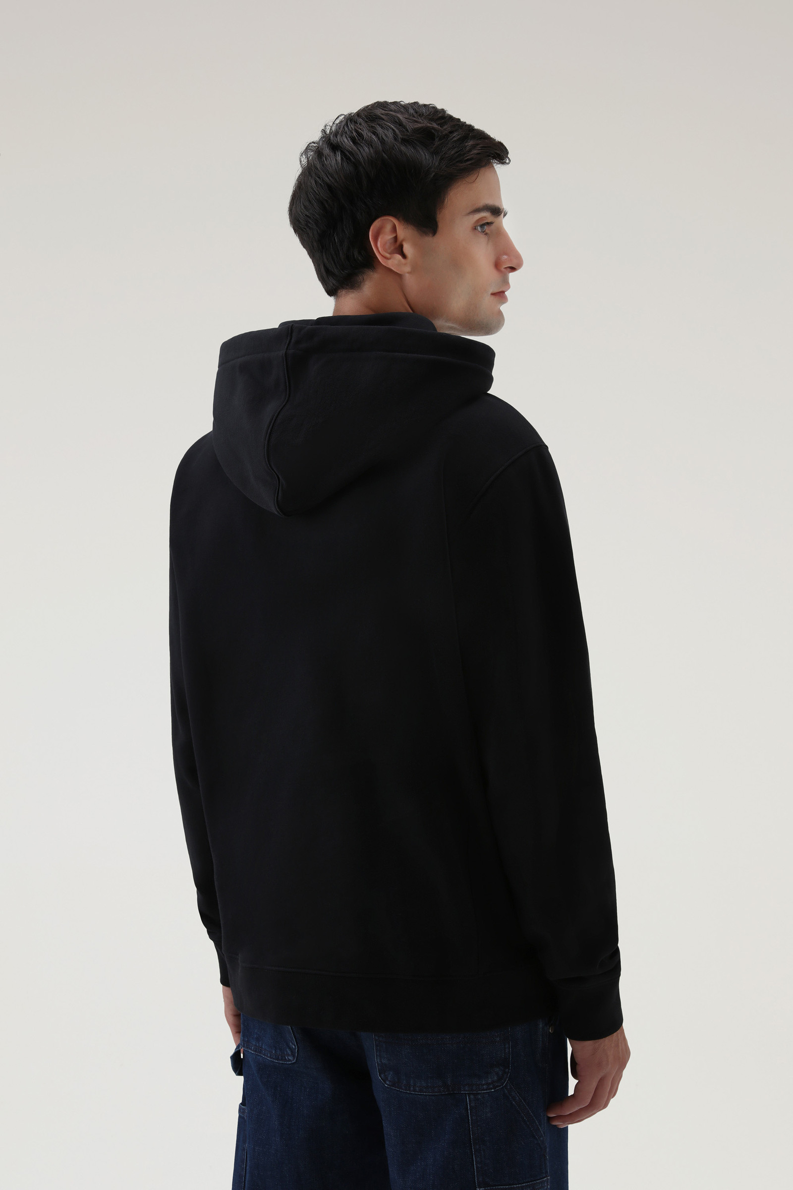 Sweat-shirt Foundation avec capuche noir photo 3 | Woolrich