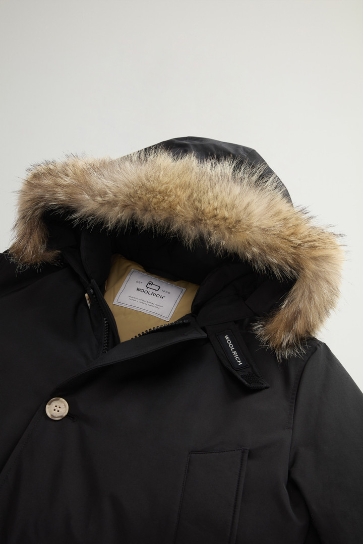 Arctic Anorak in Ramar Cloth with Detachable Fur Black photo 7 | Woolrich