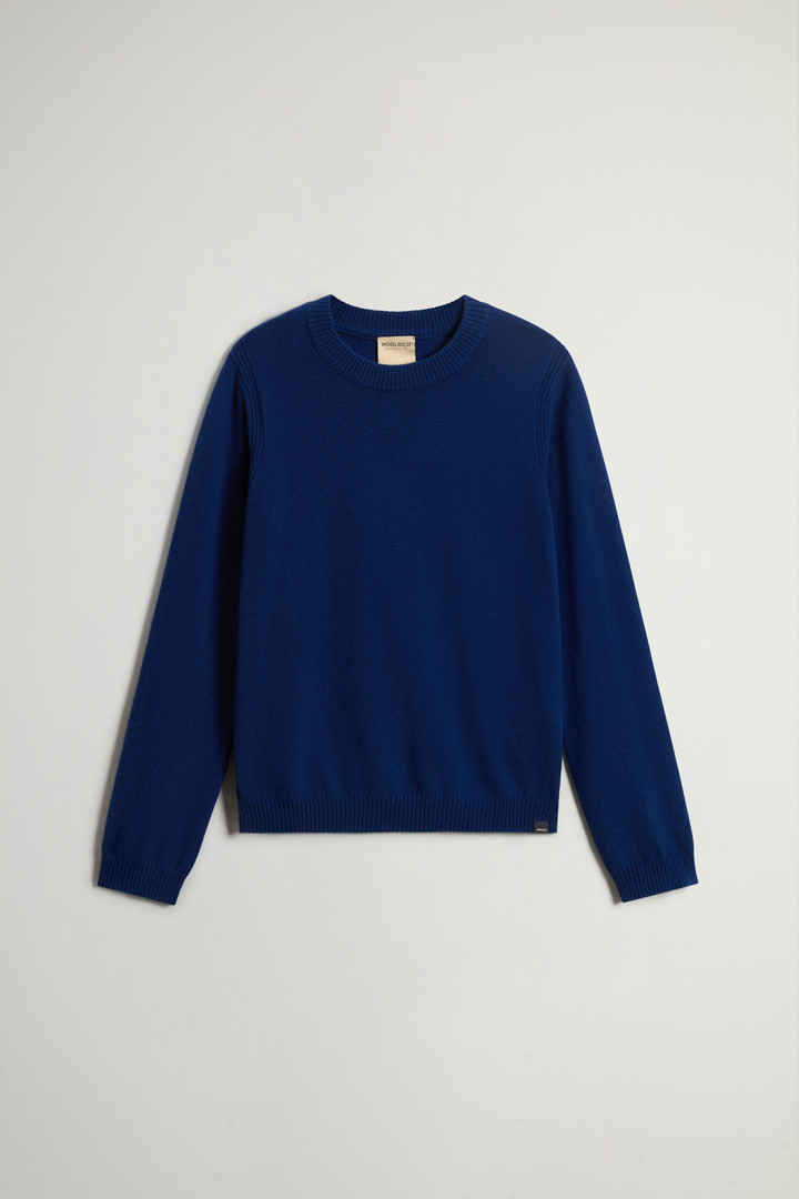 Pullover aus reiner Kaschmirwolle mit Bateau-Ausschnitt Blau photo 5 | Woolrich