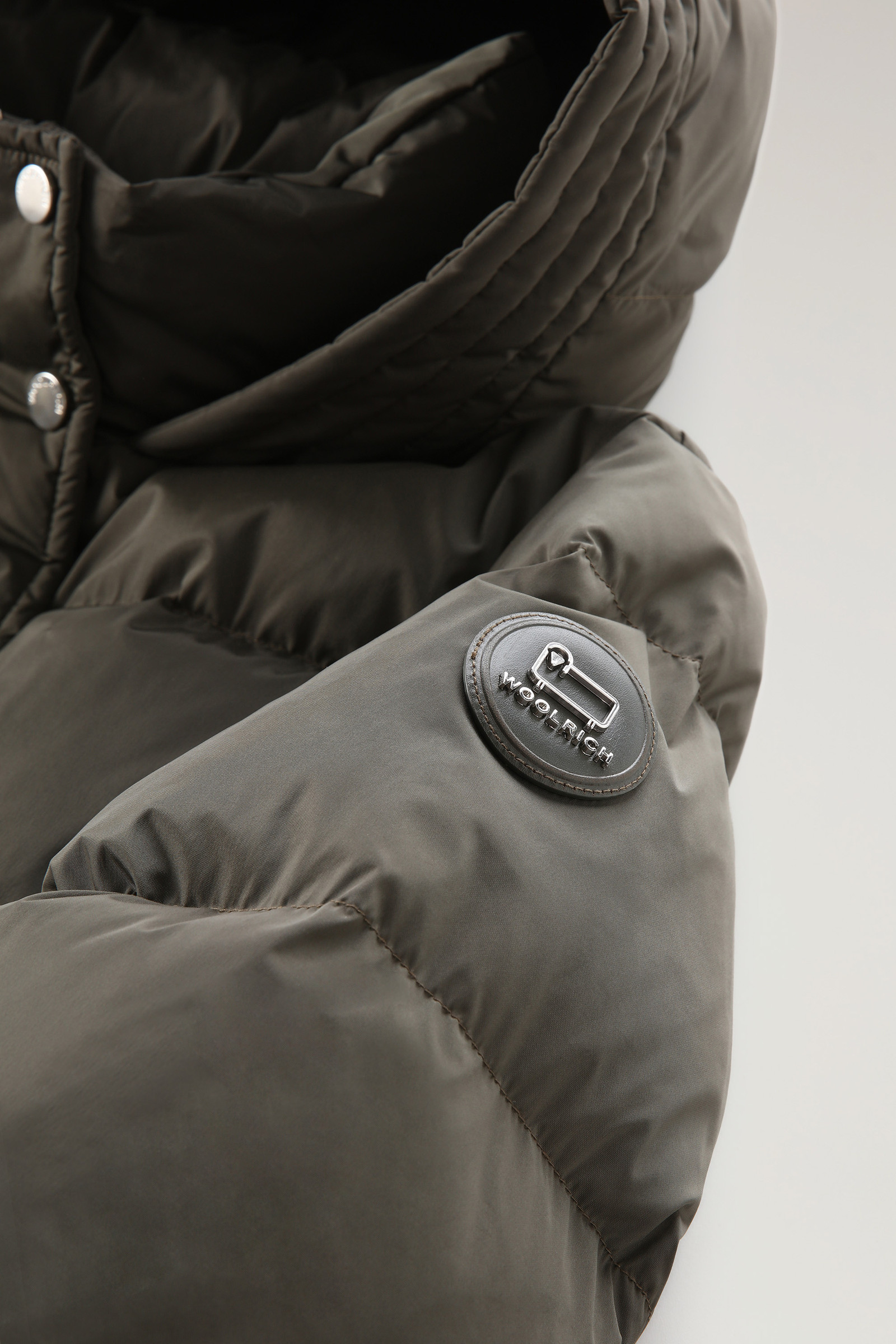 Alsea Hooded Down Jacket Green photo 7 | Woolrich