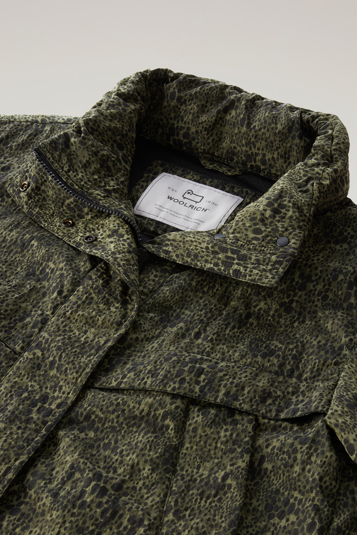 Jacke mit Camouflage-Muster und faltbarer Kapuze Grün photo 5 | Woolrich