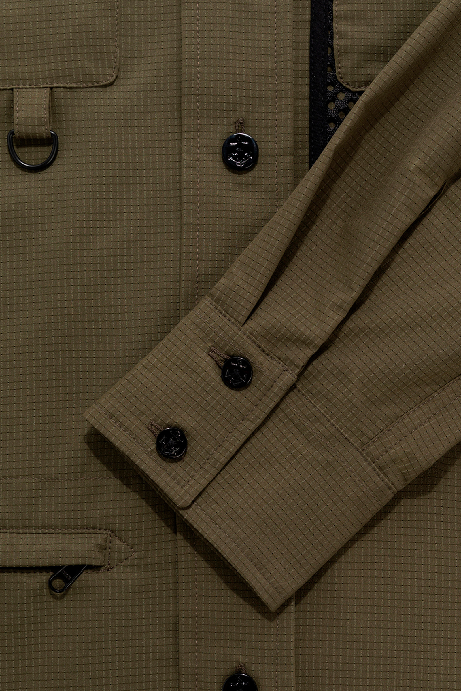 Camisa Fly Fishing Aimé Leon Dore / Woolrich verde photo 4 | Woolrich