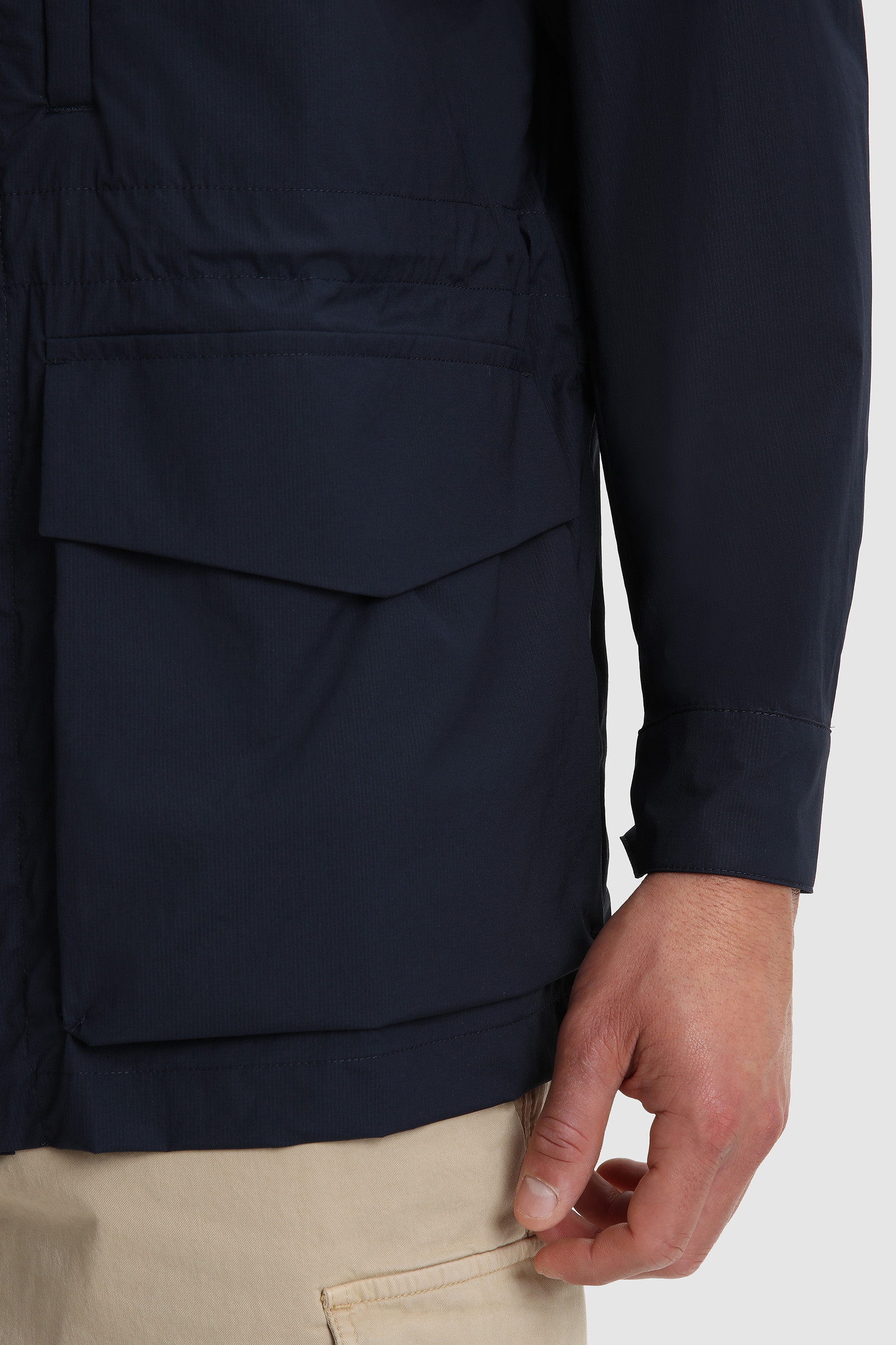Ultralight Mountain Ripstop Windbreaker Blue photo 6 | Woolrich