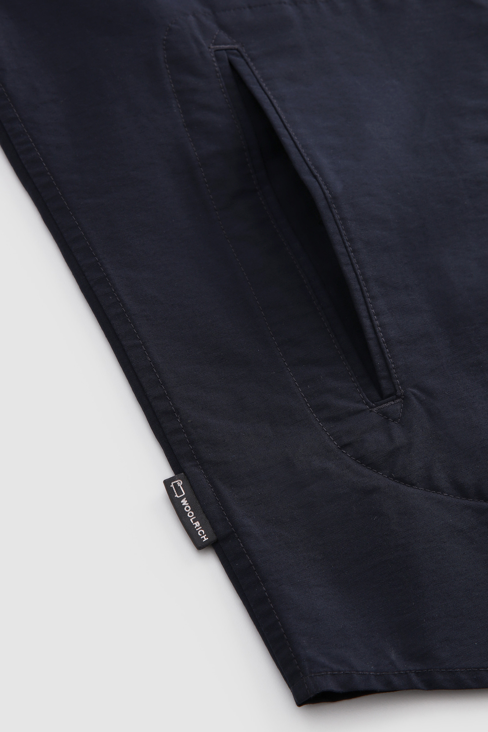 Sobrecamisa Cruiser en tejido Ramar ecológico azul photo 8 | Woolrich