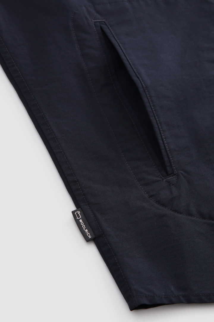 Sobrecamisa Cruiser en tejido Ramar ecológico azul photo 8 | Woolrich