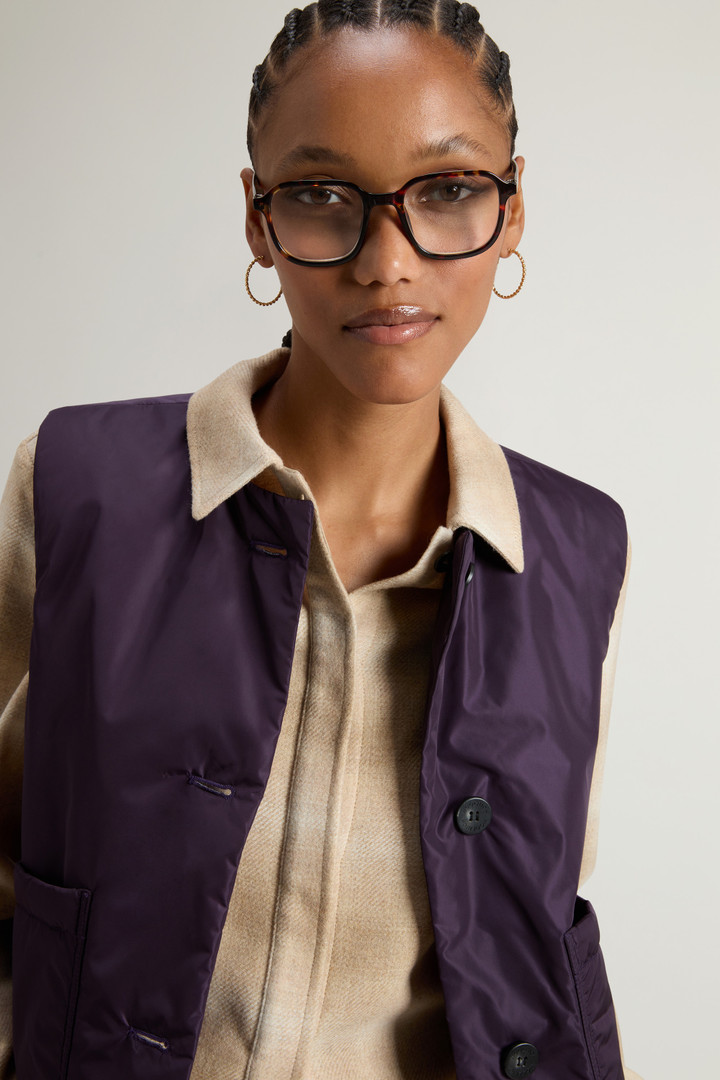 Crewneck Nylon Vest Purple photo 4 | Woolrich