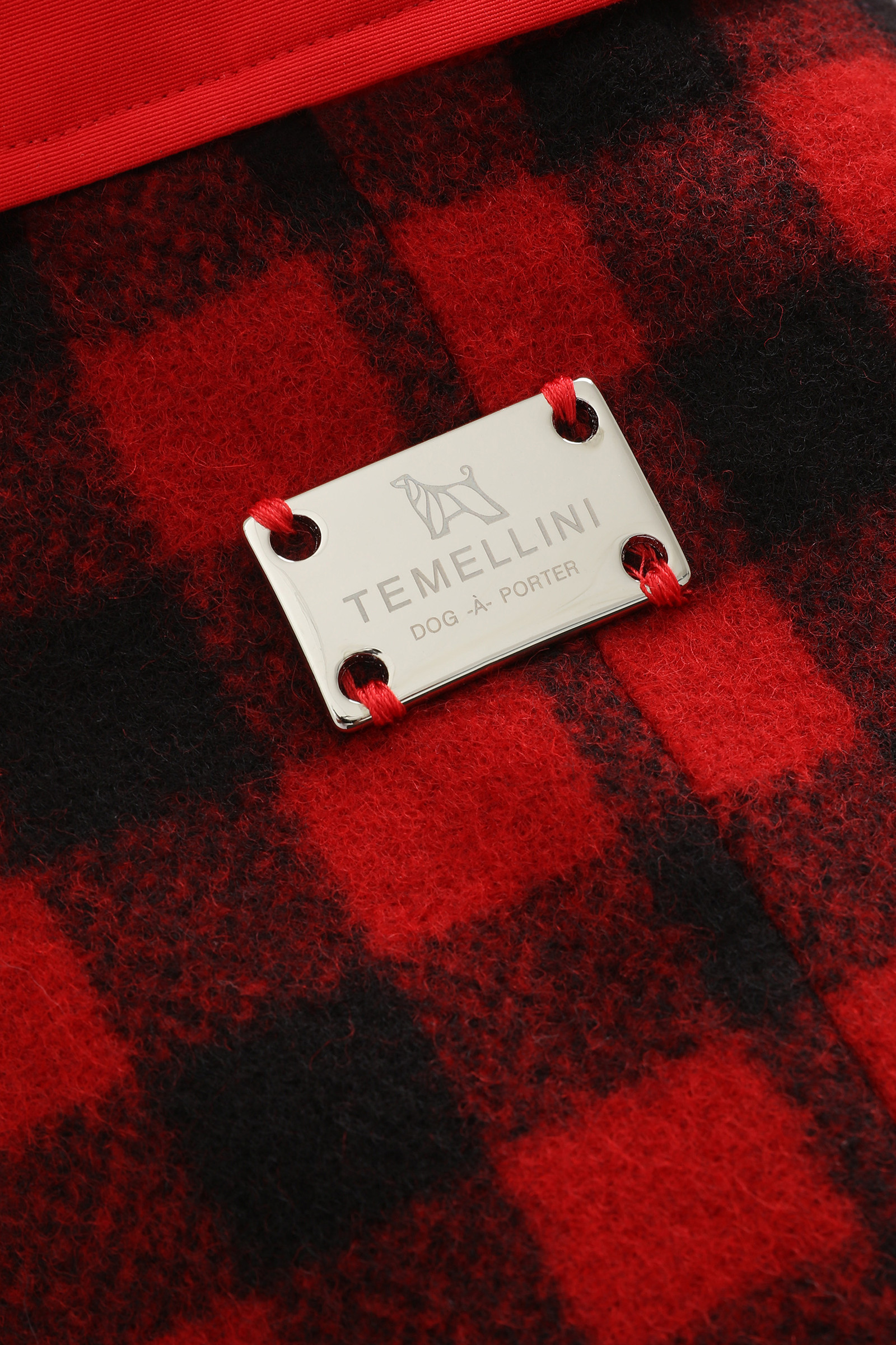 Surchemise à motif Buffalo Check pour grand chien Temellini / Woolrich Rouge photo 7 | Woolrich