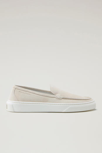 Suede Slip-on Loafers Beige | Woolrich