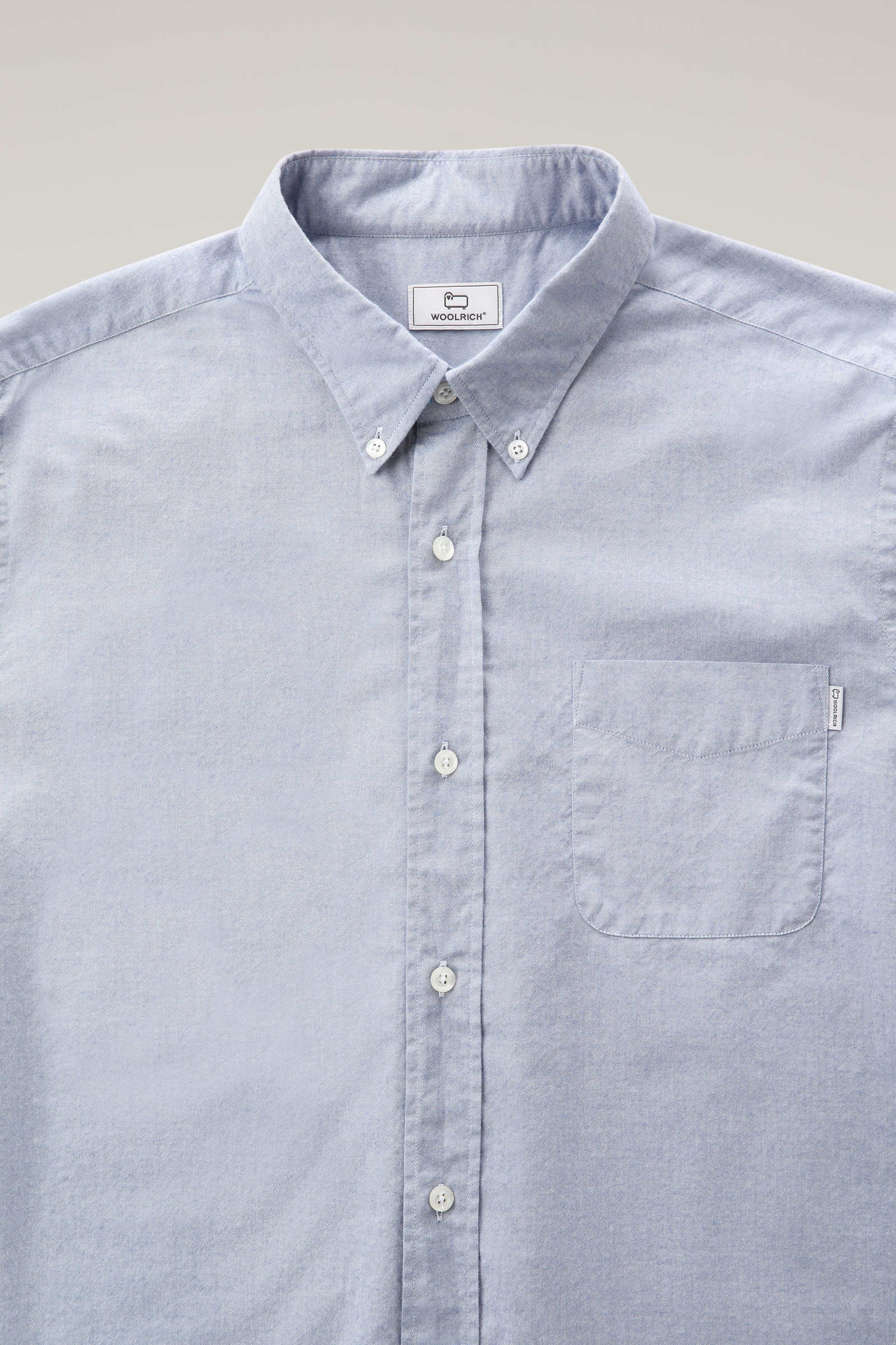 Camicia Oxford classica blu photo 6 | Woolrich