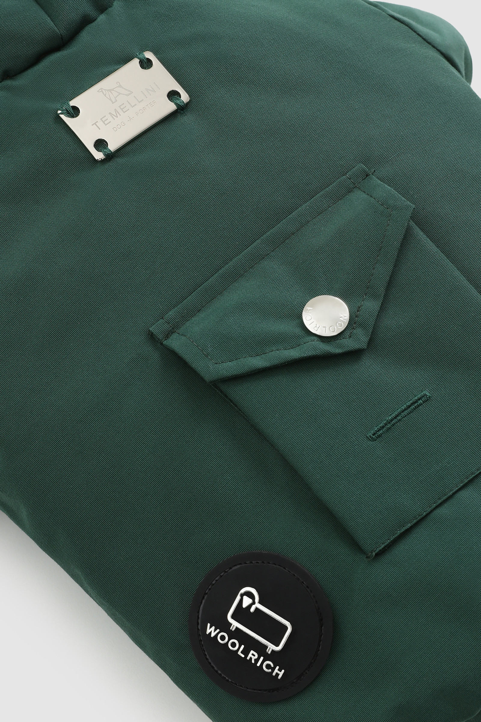 Temellini / Woolrich Small Dog Parka Green photo 8 | Woolrich