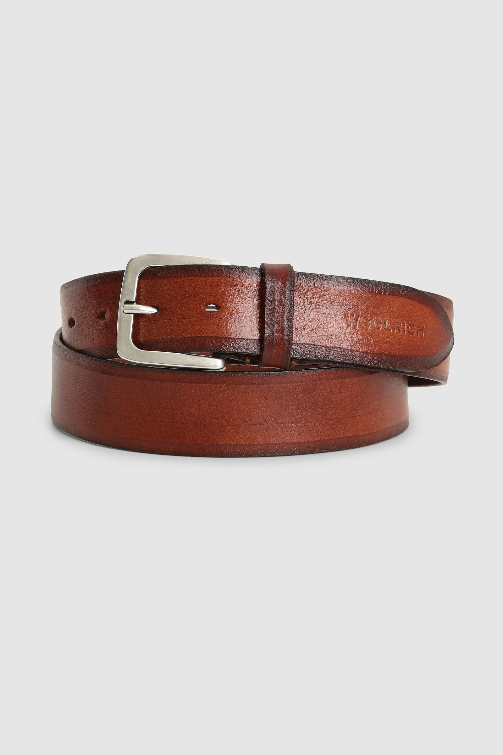 Dyed Leather Belt Brown photo 2 | Woolrich