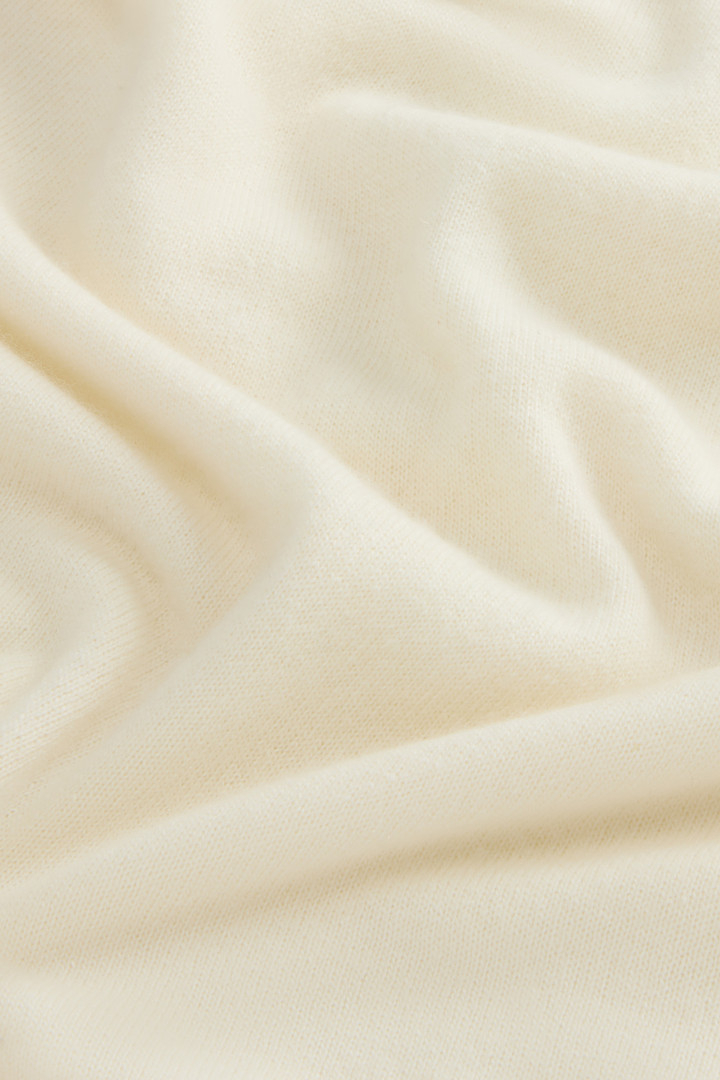 Turtleneck Sweater in Virgin Wool and Cashmere Blend White photo 6 | Woolrich