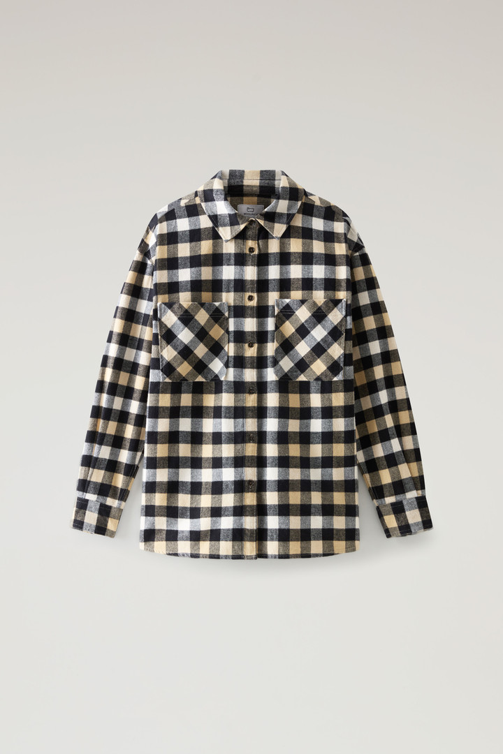 Flannel Check Shirt Beige photo 1 | Woolrich