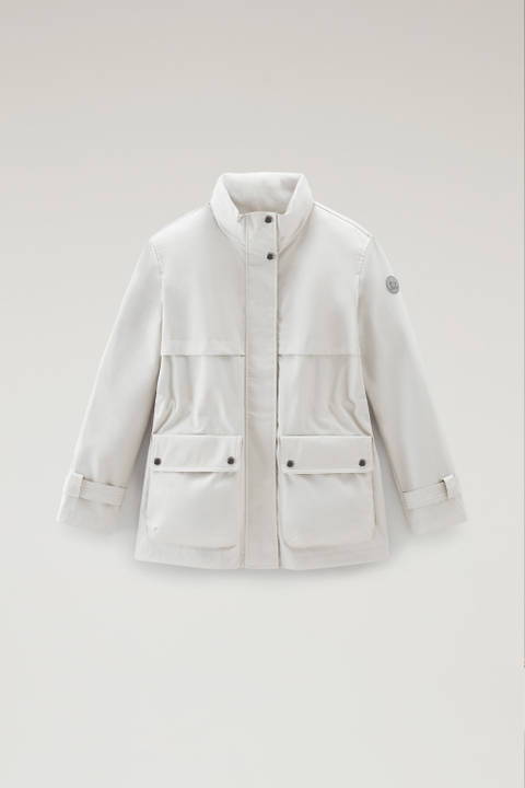 Havice Field Jacket with Foldable Hood White photo 2 | Woolrich