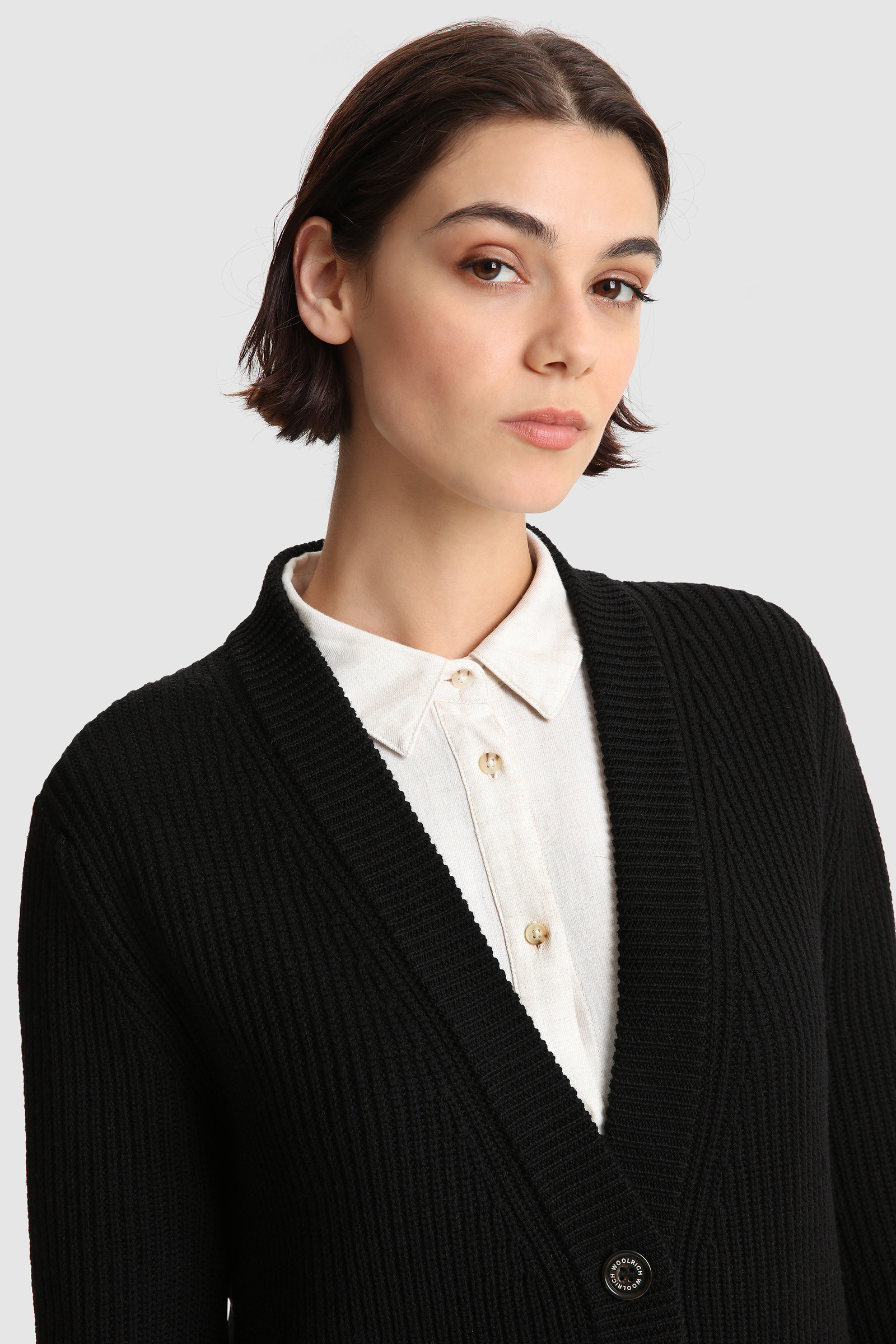 Virgin merino wool Cardigan