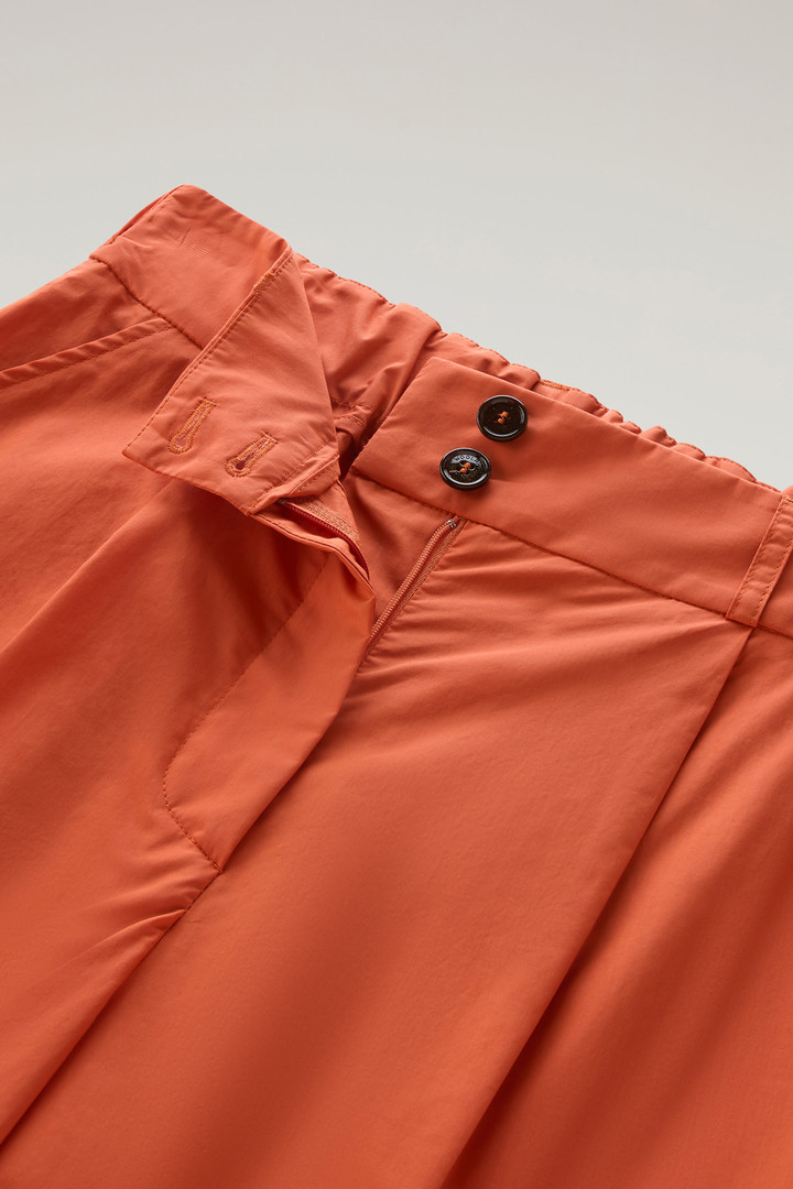 Pure Cotton Poplin Shorts Orange photo 5 | Woolrich