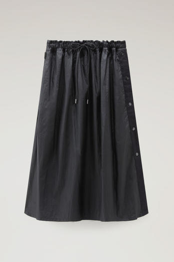 Skirt in Crinkle Satin Nylon Black | Woolrich