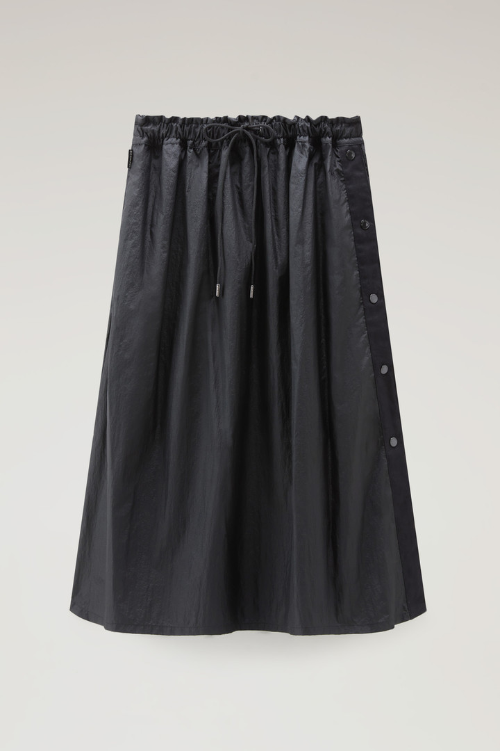 Skirt in Crinkle Satin Nylon Black photo 1 | Woolrich