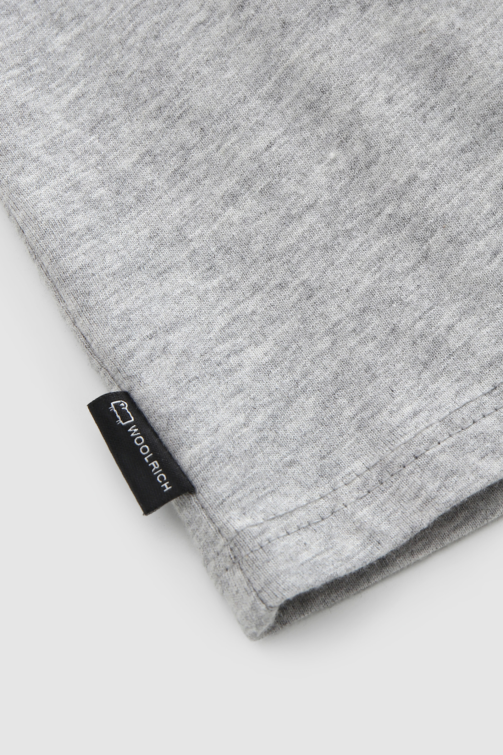 Boy's Flag Tee in Organic Cotton Grey photo 4 | Woolrich