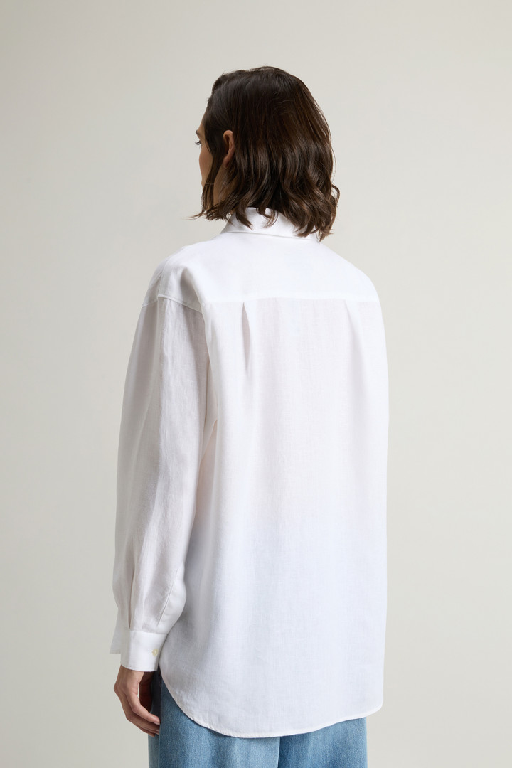 GD LINEN SHIRT White photo 3 | Woolrich