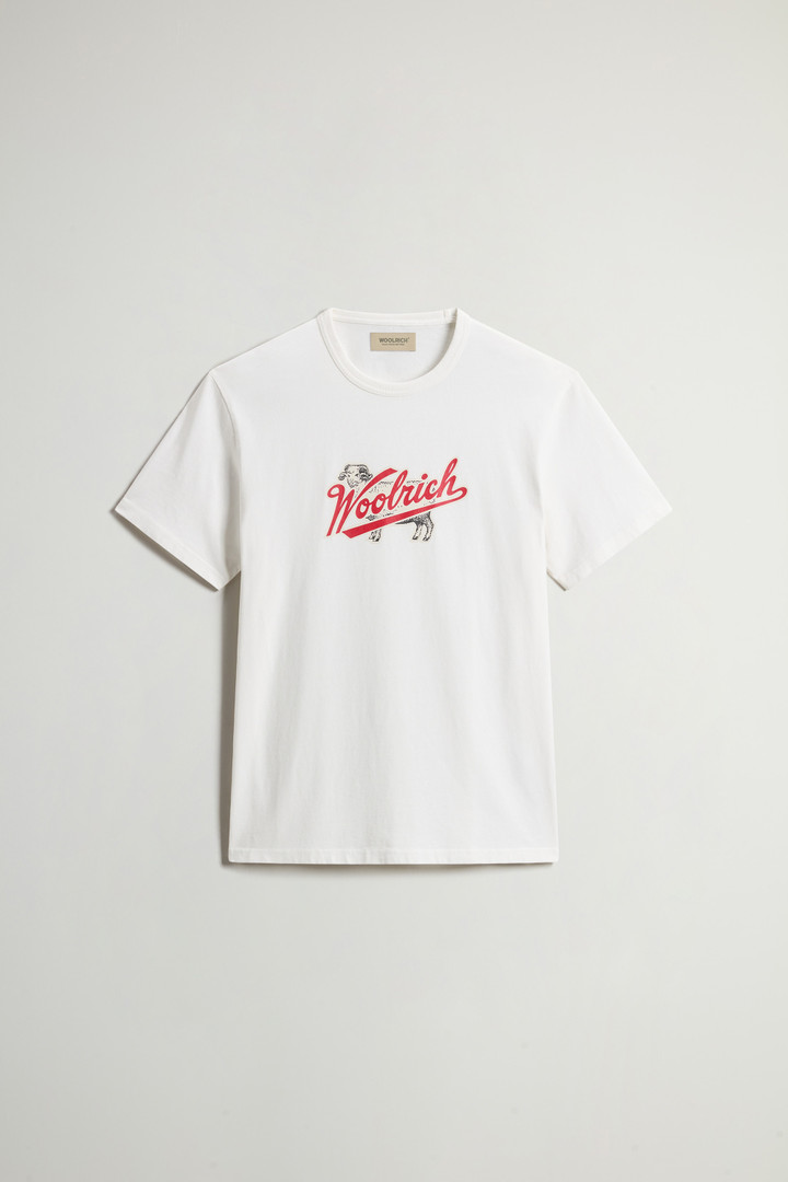 Sheep T-Shirt in Pure Cotton with Print White photo 5 | Woolrich