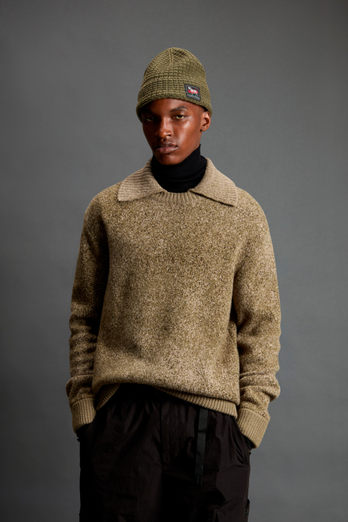 Pull jacquard en pure laine vierge by Todd Snyder Vert photo 1 | Woolrich