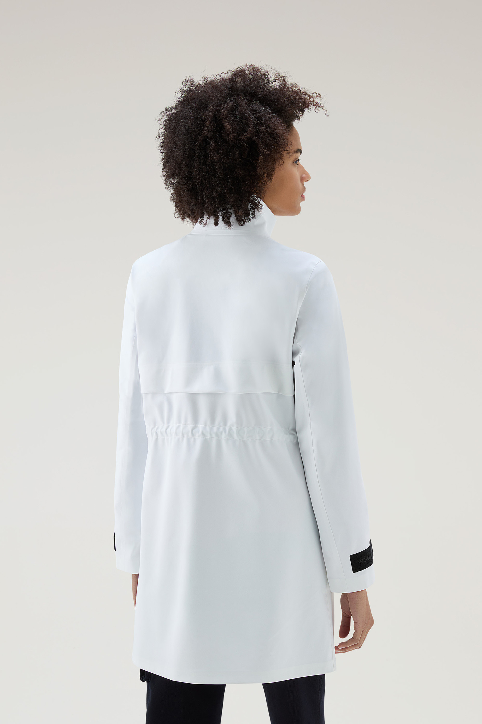 Veste longue Pequea en nylon élastique blanc photo 3 | Woolrich