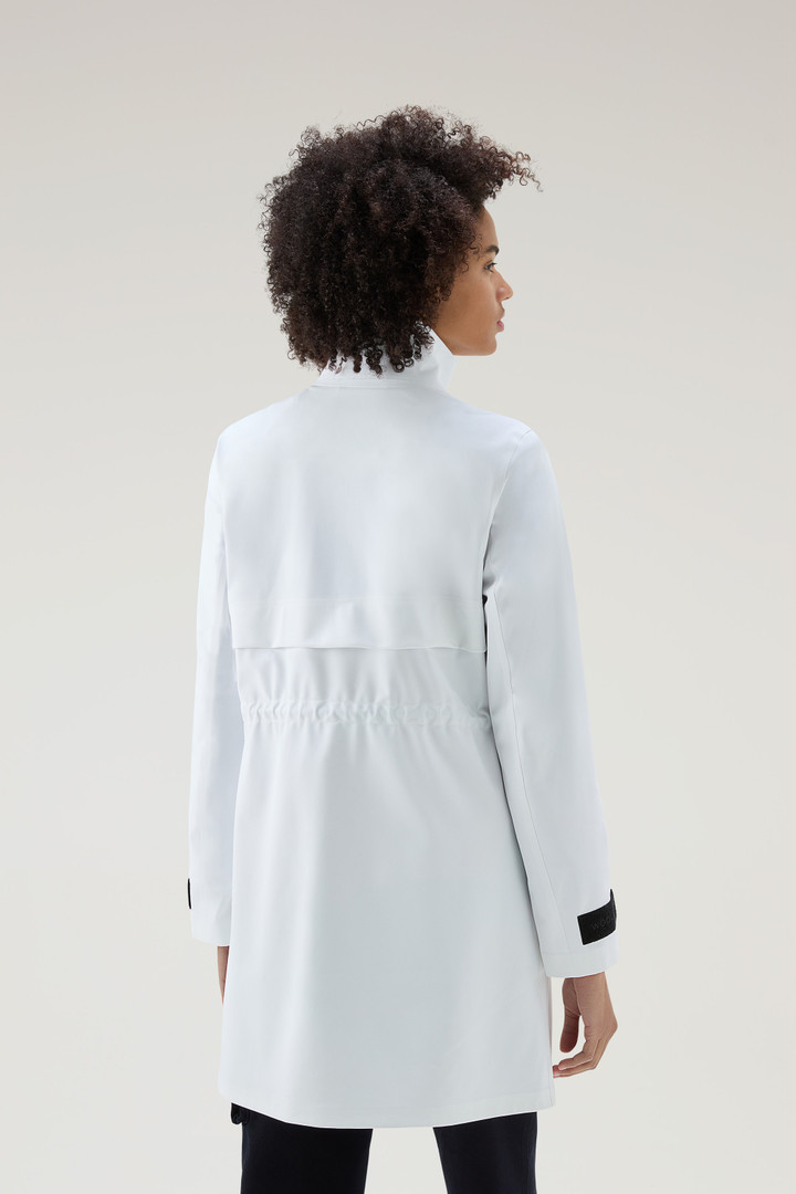 Veste longue Pequea en nylon élastique Blanc photo 3 | Woolrich